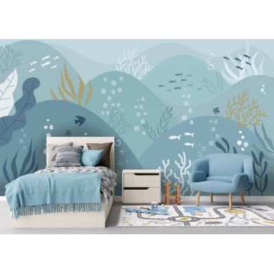 Fototapet fara imbinari pentru ciopii Colorful Ocean Premier Decor