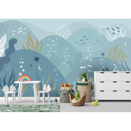 Fototapet fara imbinari pentru ciopii Colorful Ocean