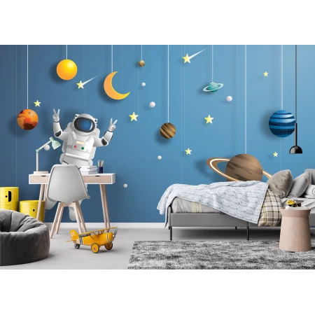Fototapet fara imbinari pentru copii astronaut in spatiu Premier Decor