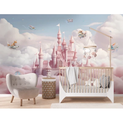 Fototapet Fara Imbinari Pentru Copii Castel In Cer Premier Decor