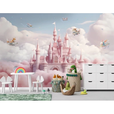 Fototapet Fara Imbinari Pentru Copii Castel In Cer Premier Decor