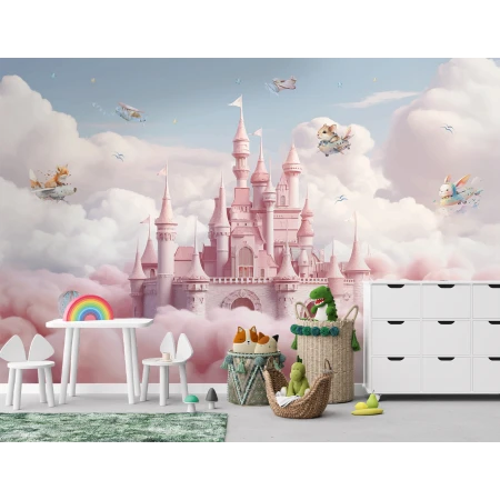 Fototapet Fara Imbinari Pentru Copii Castel In Cer