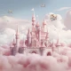 Fototapet Fara Imbinari Pentru Copii Castel In Cer