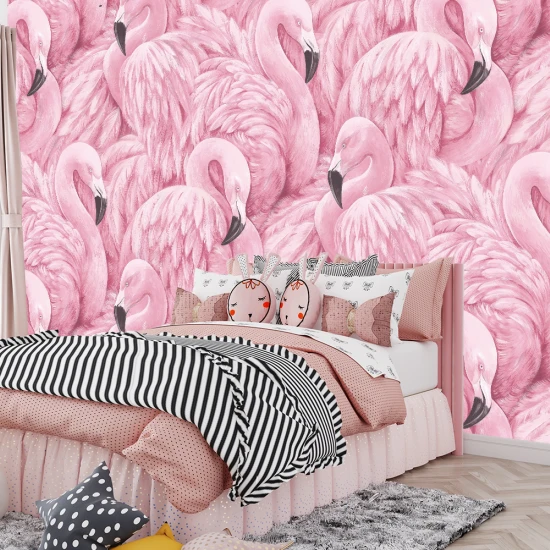 Fototapet Fara Imbinari Pentru Copii - Flamingo