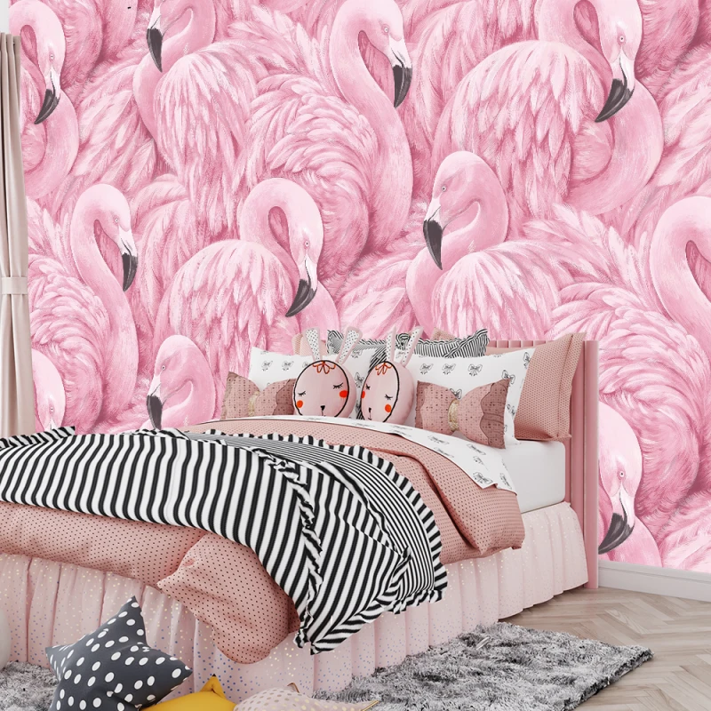 Fototapet Fara Imbinari Pentru Copii - Flamingo