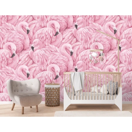 Fototapet Fara Imbinari Pentru Copii - Flamingo