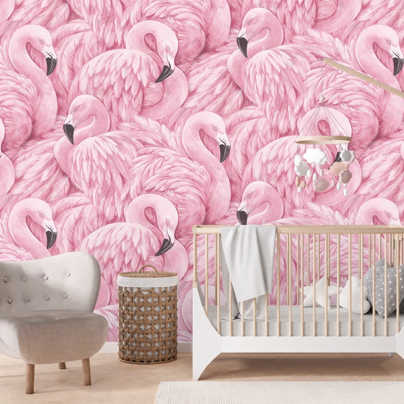 Fototapet Fara Imbinari Pentru Copii - Flamingo