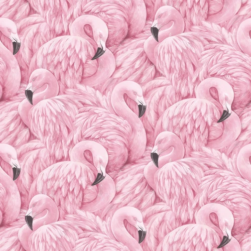 Fototapet Fara Imbinari Pentru Copii - Flamingo Fototapet Fara Imbinari Pentru Copii - Flamingo