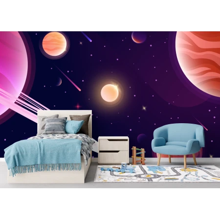 Fototapet fara Imbinari pentru copii Spatiul Cosmic Premier Decor