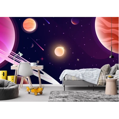 Fototapet fara Imbinari pentru copii Spatiul Cosmic Premier Decor