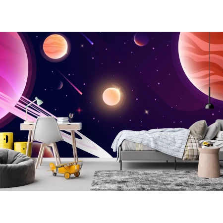 Fototapet fara Imbinari pentru copii Spatiul Cosmic Premier Decor