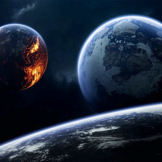 Fototapet fara imbinari planete Fototapet fara imbinari planete