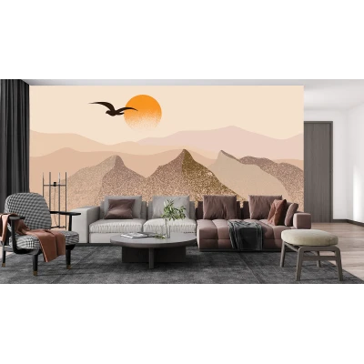 Fototapet fara imbinari Rasarit in Desert Premier Decor