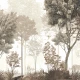 Fototapet fara imbinari Sepia Forest