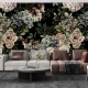 Fototapet Fara Imbinari Trandafiri Baroque Living si Dormitor