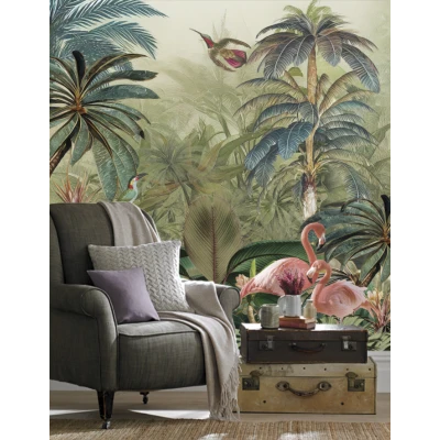 Fototapet fara imbinari Flamingo Dream Premier Decor