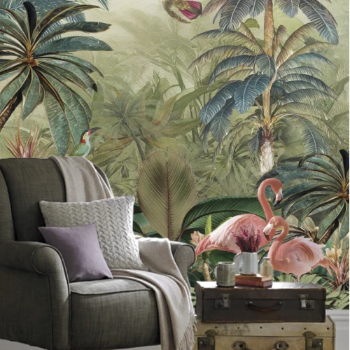Fototapet fara imbinari Flamingo Dream