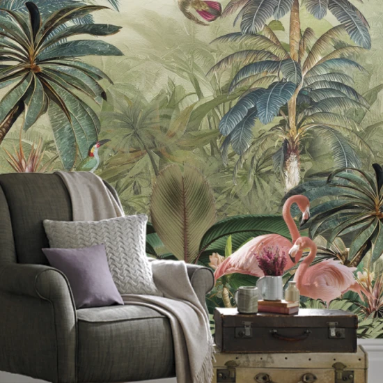 Fototapet fara imbinari Flamingo Dream