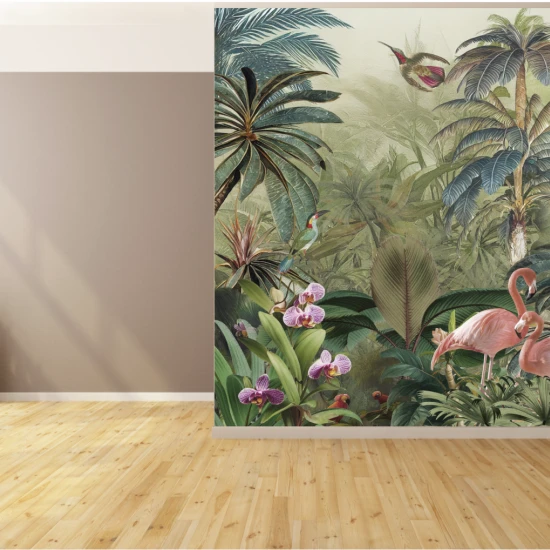 Fototapet fara imbinari Flamingo Dream