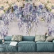 Fototapet fara imbinari Beautiful Watercolor Lilac Branches
