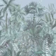Fototapet fara imbinari Foggy Tropical Forest