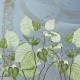 Fototapet fara imbinari Beautiful Painted Flowering Leaves