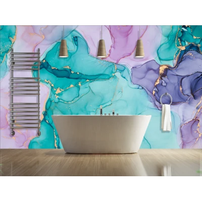 Fototapet fara imbinari Dream Colorful Fluid Art Premier Decor