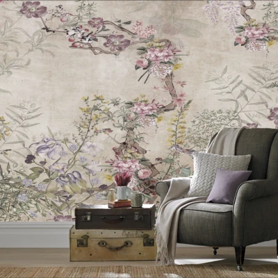 Fototapet fara imbinari, textura linenLinen Paint Premier Decor