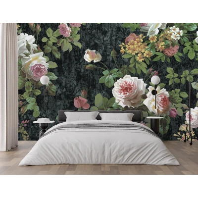 Fototapet Living si Dormitor - Pastel Roses Premier Decor