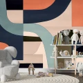 Fototapet Modern Geometric pentru Dormitor Living