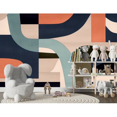 Fototapet Modern Geometric pentru Dormitor Living Premier Decor