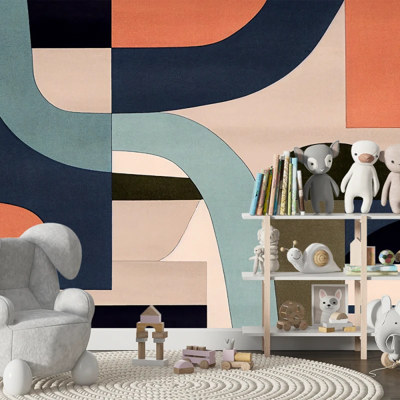 Fototapet Modern Geometric pentru Dormitor Living
