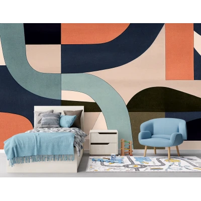 Fototapet Modern Geometric pentru Dormitor Living Premier Decor