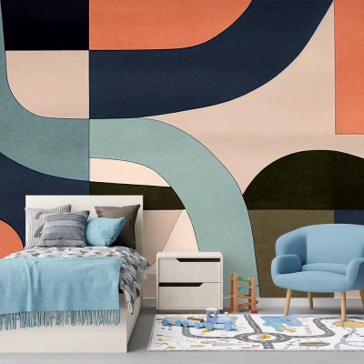 Fototapet Modern Geometric pentru Dormitor Living Premier Decor