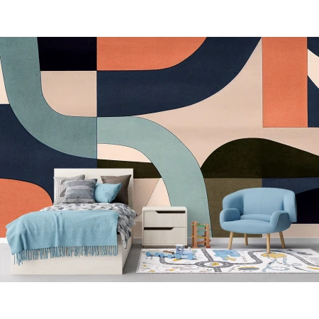 Fototapet Modern Geometric pentru Dormitor Living