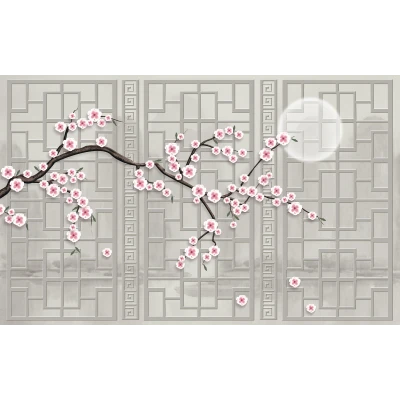 Fototapet pesonalizat fara imbinari Japan Abstract Premier Decor