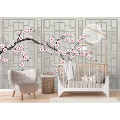 Fototapet pesonalizat fara imbinari Japan Abstract Premier Decor