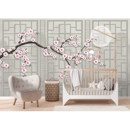 Fototapet pesonalizat fara imbinari Japan Abstract Premier Decor