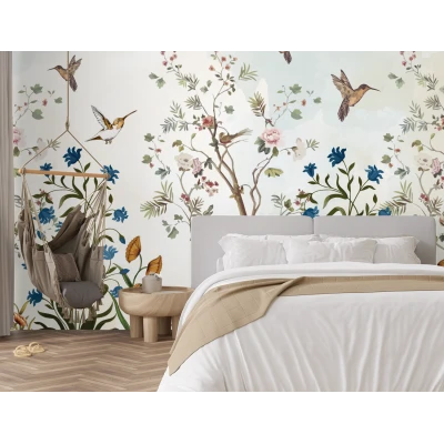 Fototapet Pictură Florală 3D  - Simfonia Naturii Premier Decor