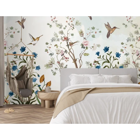 Fototapet Pictură Florală 3D  - Simfonia Naturii