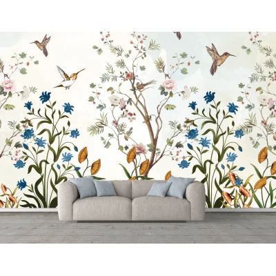 Fototapet Pictură Florală 3D  - Simfonia Naturii Premier Decor