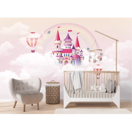 Fototapet fara imbinari Pink Sky Premier Decor