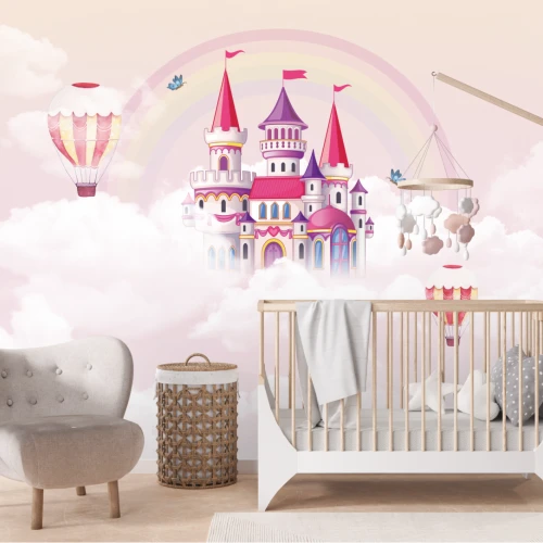 Fototapet fara imbinari Pink Sky