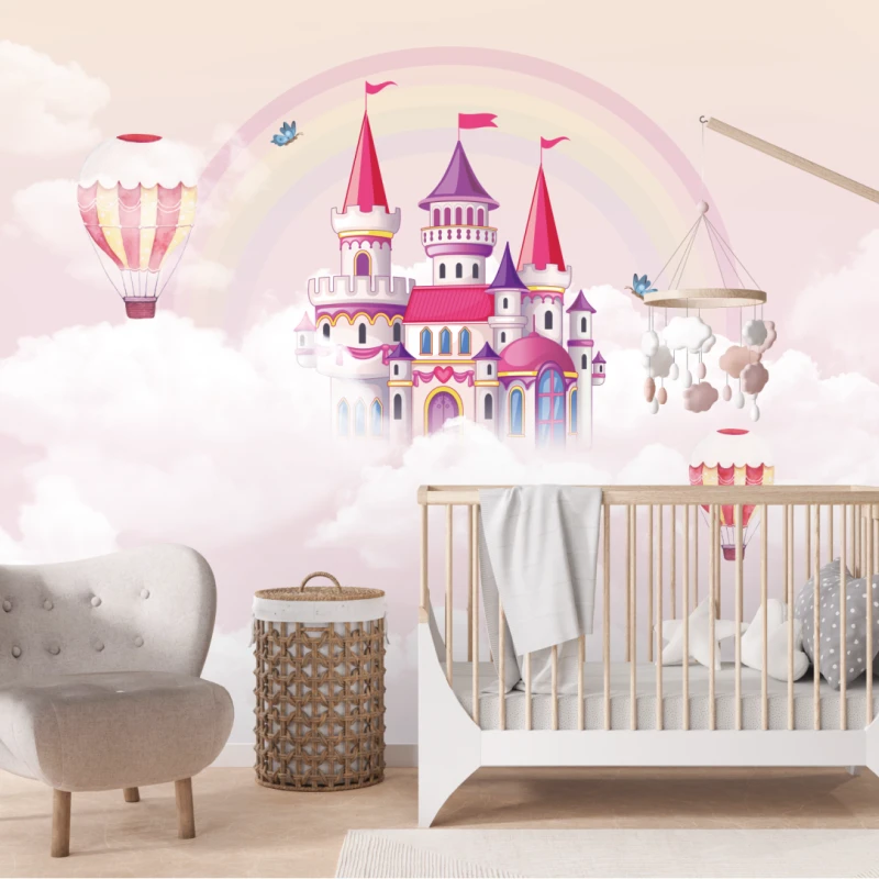 Fototapet fara imbinari Pink Sky