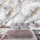 Fototapet fara imbinari Fluid Art Gold And Gray