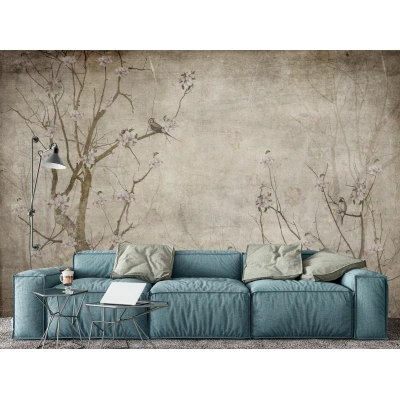 Fototapet fara imbinari Vintage Autumn Forest Premier Decor