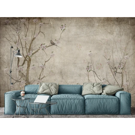 Fototapet fara imbinari Vintage Autumn Forest