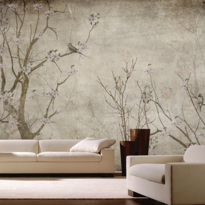 Fototapet fara imbinari Vintage Autumn Forest Premier Decor