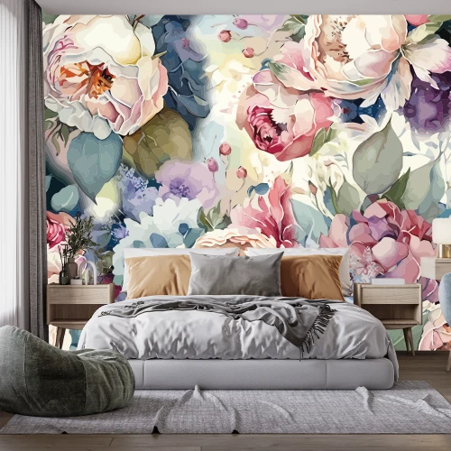 Fototapet Trandafiri 3D pentru Dormitor și Living