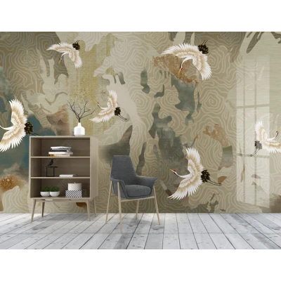 Fototapet fara imbinari Tropical Birds Premier Decor